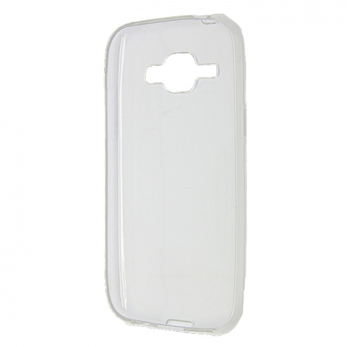 Чехол-накладка для Samsung Galaxy J1 Just Slim прозрачный фото 2