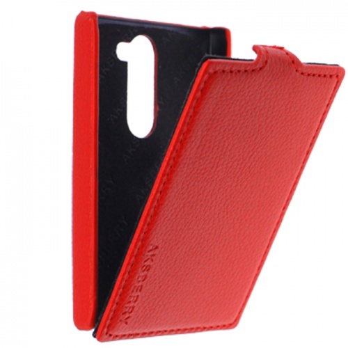 Чехол-раскладной для Nokia Asha 502 Aksberry красный