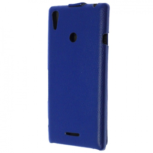 Чехол-раскладной для Sony Xperia T3 Melkco синий фото 2