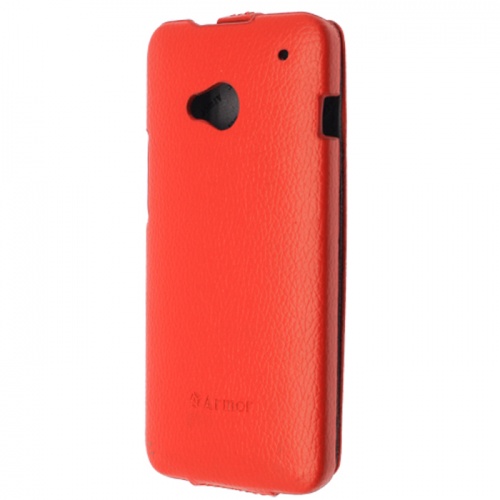 Чехол-раскладной для HTC One Dual Armor Full красный фото 2