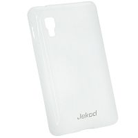 Чехол-накладка для LG Optimus L4 II E440 Jekod силикон прозрачный