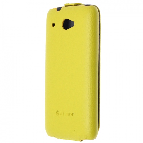 Чехол-раскладной для HTC Desire 601 Armor Full желтый фото 3