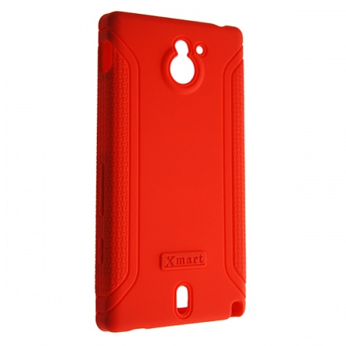 Чехол-накладка для Sony Xperia Sola MT27i Xmart Elves красный