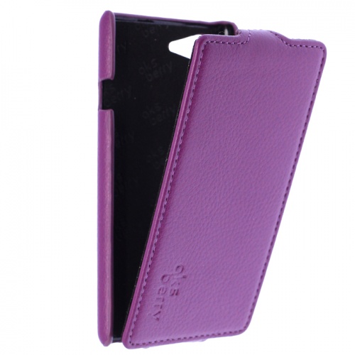 Чехол-раскладной для Sony Xperia E3 Aksberry фиолетовый