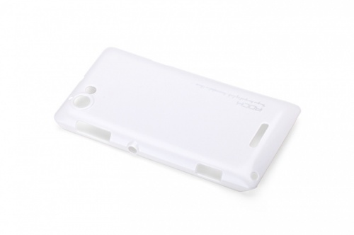 Чехол-накладка для Sony Xperia L C2105 Rock Naked Shell белый фото 2