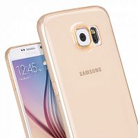 Чехол-накладка для Samsung Galaxy S6 Hoco Thin Series PP Case золотой