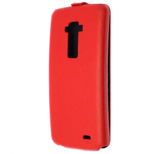 Чехол-раскладной для LG Optimus G Flex D958 Aksberry красный фото 2