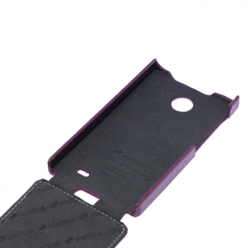 Чехол-раскладной для Nokia X/X+ Melkco фиолетовый фото 3