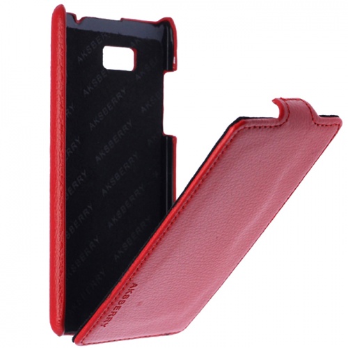 Чехол-раскладной для HTC Desire 600 Aksberry красный