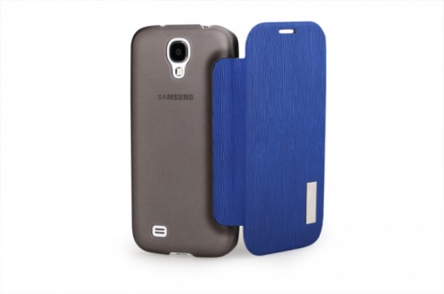 Чехол-книга для Samsung i9500 Galaxy S4 Rock Elegant синий фото 3