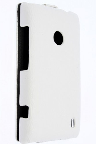 Чехол-раскладной для Nokia Lumia 520/525 Aksberry белый фото 2