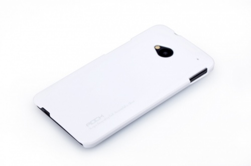 Чехол-накладка для HTC One M7 Rock Naked Shell белый фото 4
