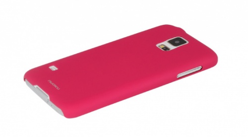 Чехол-накладка для Samsung i9600 Galaxy S5 Nuoku SOFTSGS5PNK розовый фото 2