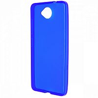 Чехол-накладка для Microsoft Lumia 650 iBox Crystal синий