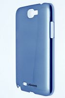Чехол-накладка для Samsung Galaxy Note 2 Usams Pearl Series голубой