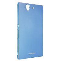 Чехол-накладка для Sony Xperia Z L36i Usams Champagne L36HXB03 голубой