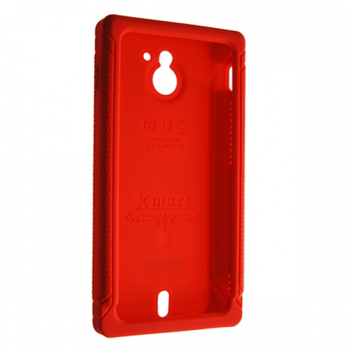 Чехол-накладка для Sony Xperia Sola MT27i Xmart Elves красный фото 2