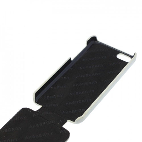 Чехол-раскладной для iPhone 5C Aksberry белый фото 2