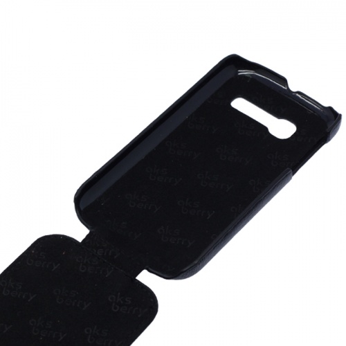 Чехол-раскладной для Alcatel One Touch C5 Pop Aksberry черный фото 3
