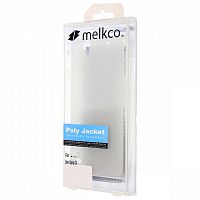 Чехол-накладка для Sony Xperia C4 Melkco TPU матовый прозрачный