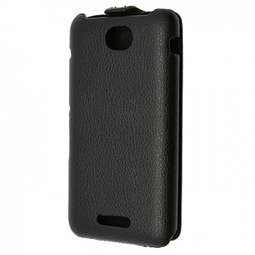 Чехол-раскладной для Sony Xperia E4 Aksberry черный фото 2