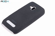 Чехол-накладка для Nokia Lumia 610 Rock Quicksand темно-серый