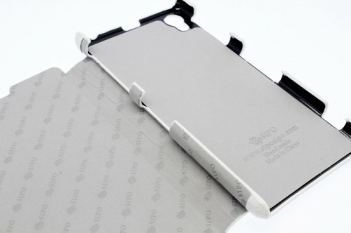 Чехол-книга для Sony Xperia Z1 Sipo Book белый фото 5
