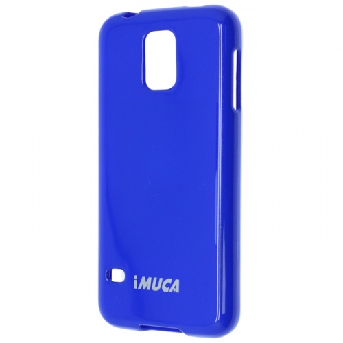 Чехол-накладка для Samsung i9600 Galaxy S5 iMuca синий