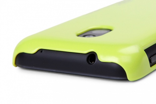 Чехол-накладка для Nokia Lumia 620 Rock Naked Shell желтый фото 6