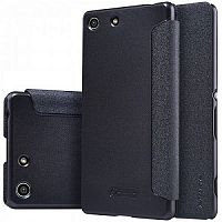Чехол-книга для Sony Xperia M5 Nillkin Sparkle Leather Case черный