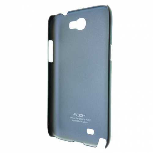 Чехол-накладка для Samsung Galaxy Note 2 Rock Naked Shell серый фото 2