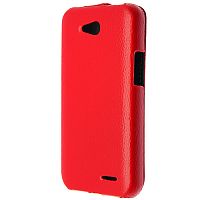 Чехол-раскладной для LG Optimus L90 D405/410 Melkco красный