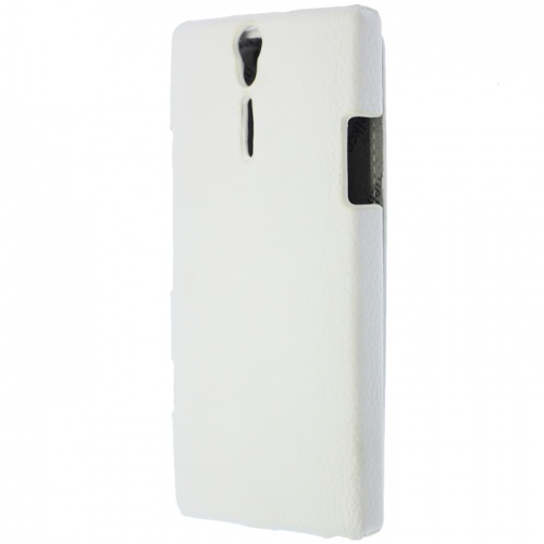 Чехол-раскладной для Sony Xperia S LT26i Melkco Jacka белый фото 2
