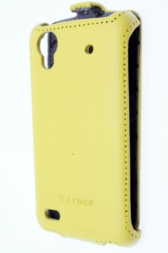 Чехол-раскладной для Philips W832 Armor желтый фото 2