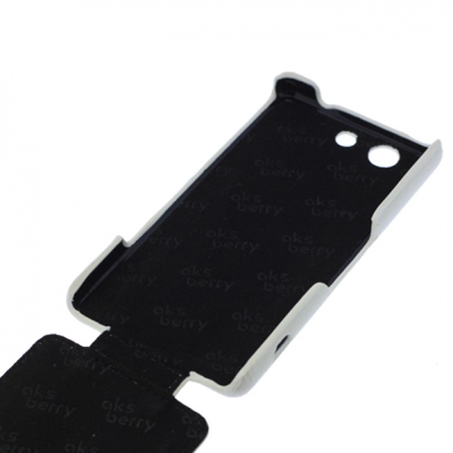 Чехол-раскладной для Sony Xperia Z3 mini Aksberry белый фото 3