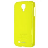 Чехол-накладка для Samsung i9500 Galaxy S4 Progi желтый