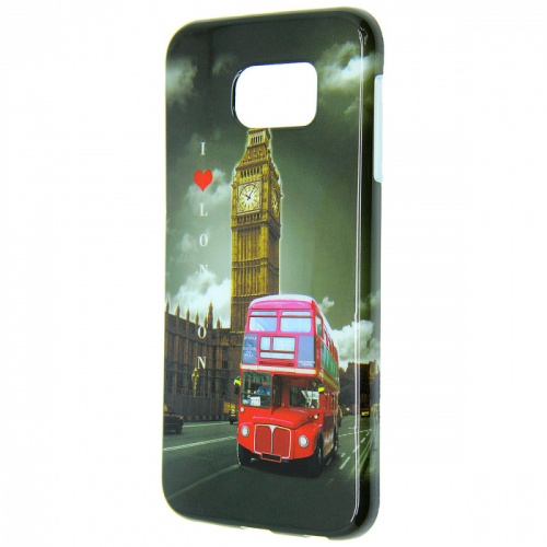 Чехол-накладка для Samsung Galaxy S6 Slip TPU I love London