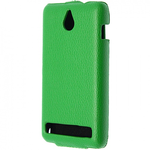 Чехол-раскладной для Sony Xperia E1 Aksberry зеленый фото 2