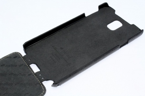 Чехол-раскладной для Samsung Galaxy Note 3 Melkco черный фото 2