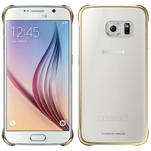Чехол-накладка для Samsung Galaxy S6 Samsung EF-QG920BFE золотой