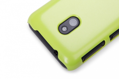 Чехол-накладка для Nokia Lumia 620 Rock Naked Shell желтый фото 3