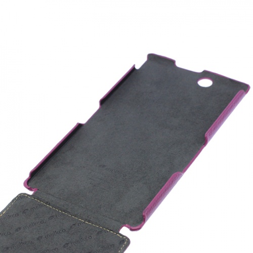 Чехол-раскладной для Sony Xperia Z Ultra Melkco Jacka фиолетовый фото 3