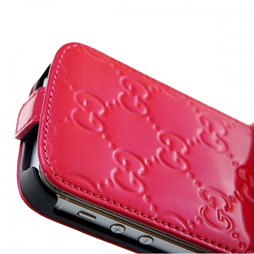 Чехол-раскладной для iPhone 5/5S Gucci малиновый фото 4