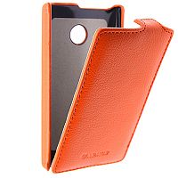 Чехол-раскладной для Microsoft Lumia 435 Armor Full оранжевый