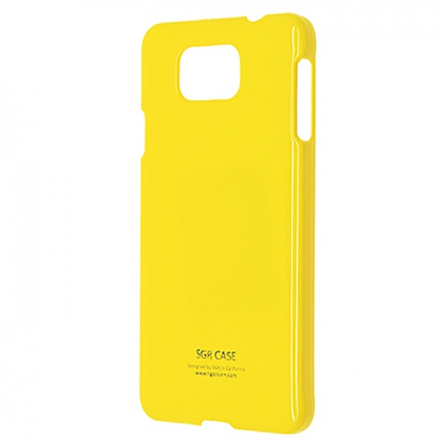 Чехол-накладка для Samsung G850 Galaxy Alpha SGP желтый