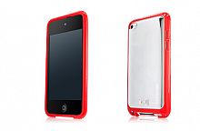 Чехол-накладка для iPod Touch 4 Capdase SJIPT4-3FY9 красный