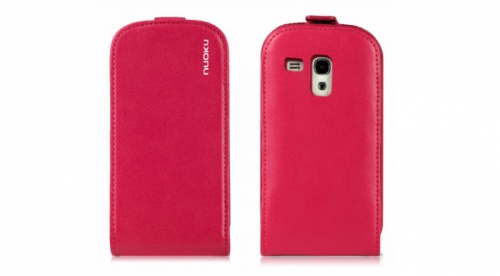 Чехол-раскладной для Samsung i8190 Galaxy S3 Mini Nuoku CRADLEI8190PNK розовый