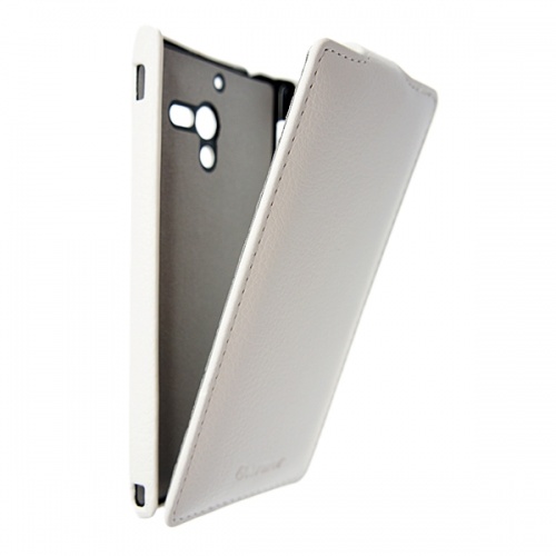 Чехол-раскладной для Sony Xperia ZL C6502 Armor белый фото 4