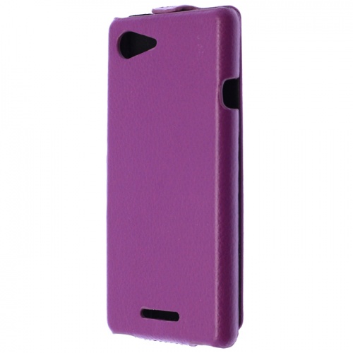 Чехол-раскладной для Sony Xperia E3 Aksberry фиолетовый фото 3
