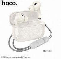Беспроводные наушники Hoco EQ9 Plus молочные